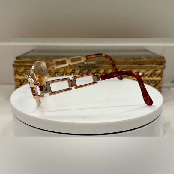 Bella Italia - Vintage Italian Gold/Silver Rx Eyeglass Frames - VGUC - Picture 8 of 14